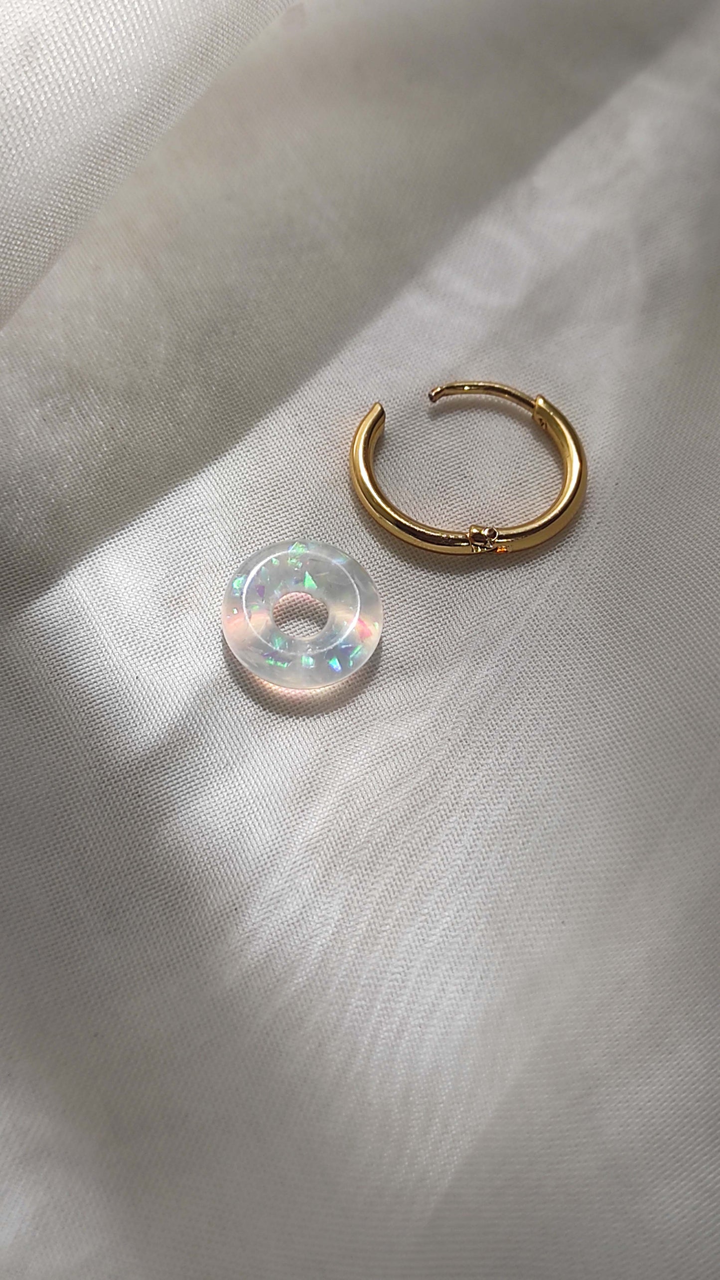 Arracadas Donut quartz