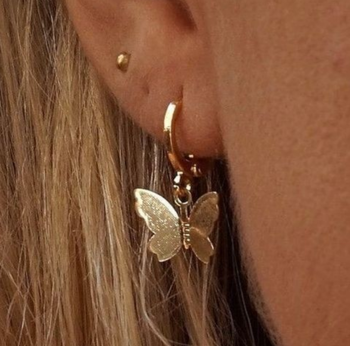 Huggies mariposa plana
