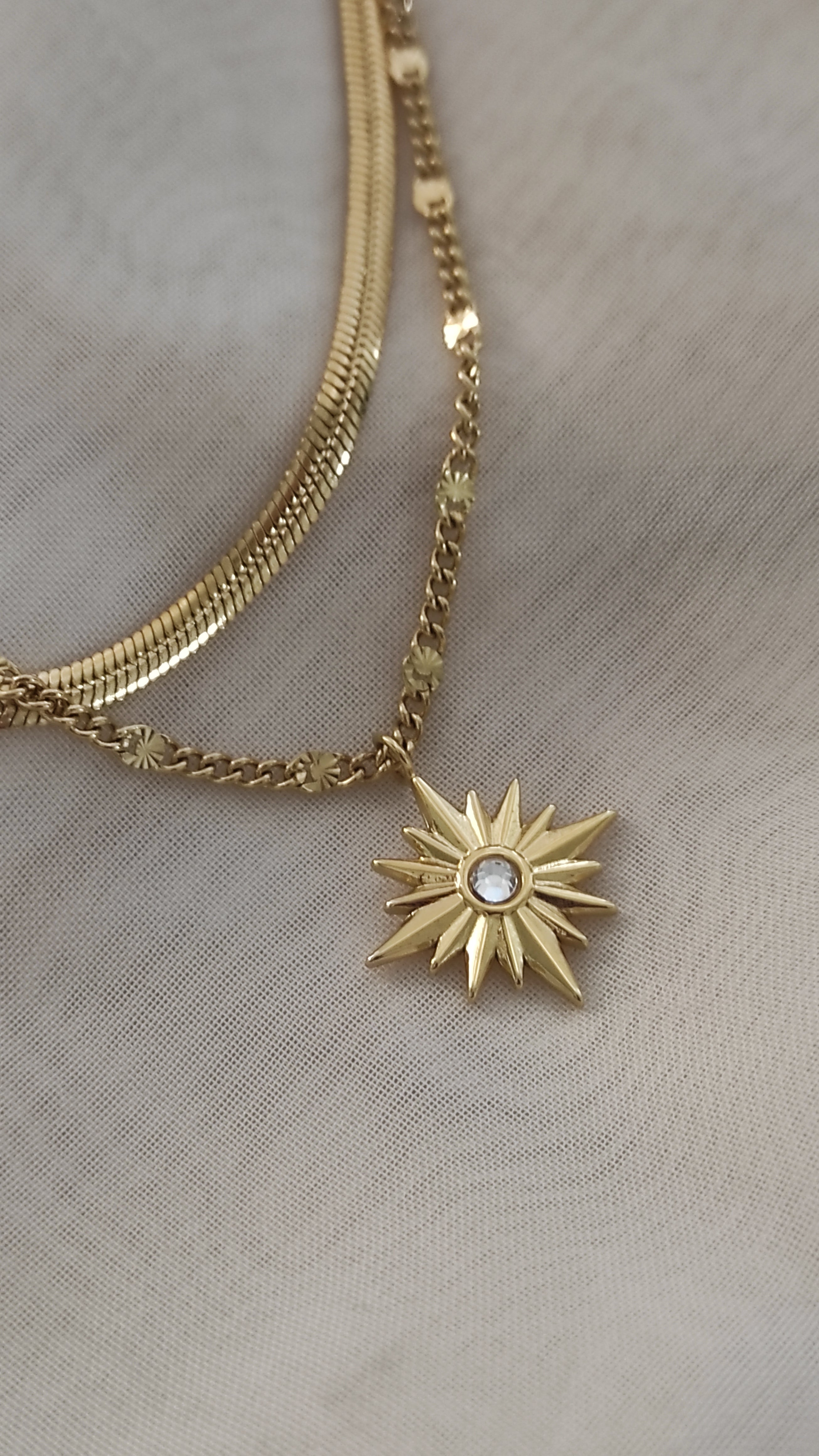 Collar Estelar doble cadena