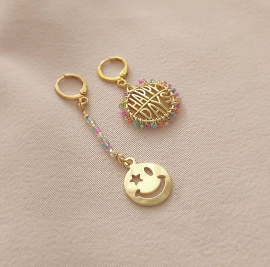 Aretes Happy days