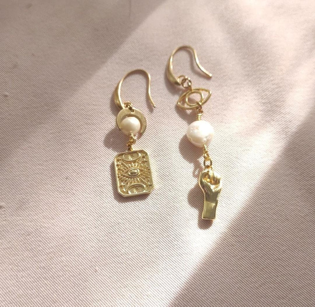 Aretes Ojos noche