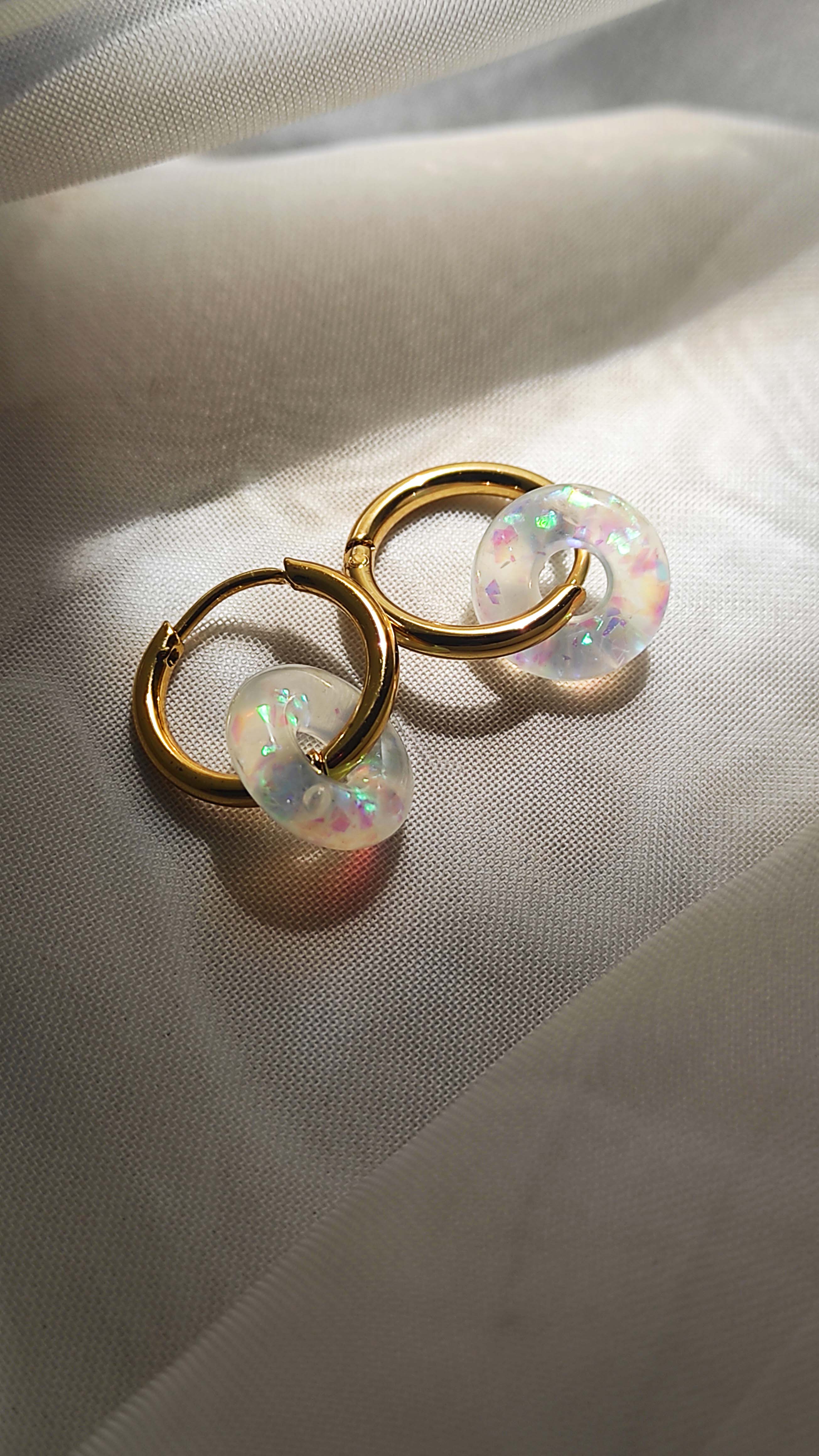 Arracadas Donut quartz