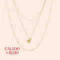 Collar triple con estrellas